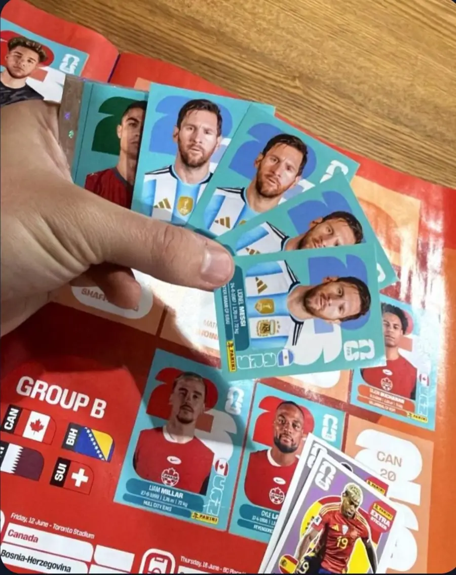 Figurinhas da seleção em alta qualidade